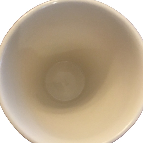 Starbucks 2017 Tall Ceramic Mug White Green Houndstooth - Picture 7 of 11